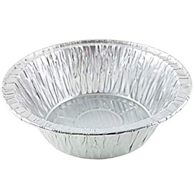 Durable Packaging 5 3/4" Deep Aluminum Foil Chicken Meat/Pot Pie Pan 50/Pk -Disposable Baking Tins (pack of 50)
