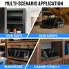 Mutak Soft Foam Pistol Rack for Gun Safe, Gun Cabinet,
