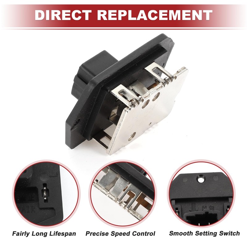 A ABSOPRO HVAC Blower Motor Resistor Heater Blower Motor Resistor