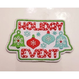 Unbranded Girl Scouts Holiday Event Iron On Patch