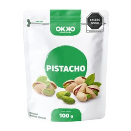 OKKO Pistachos con Sal, 100 g (2 Pack)