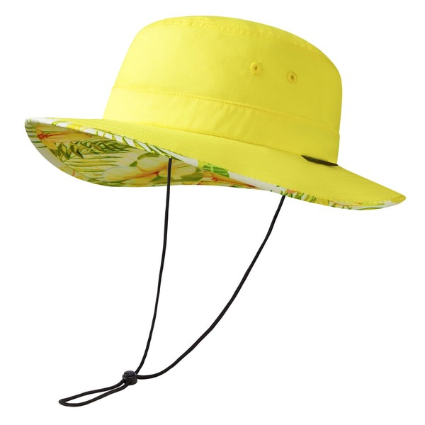 UVSAI UPF 50+ Foldable Sun Hat Patterned Under Brim Bucket