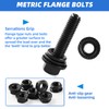 Besitu 280Pcs Metric Flange Bolt Assortment, M6x1.0, M8x1.25, M10x1.5 (12mm