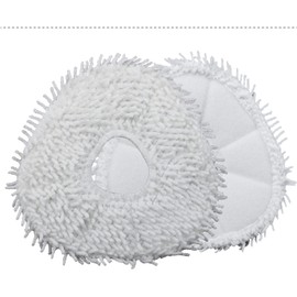 DrAer Washable Reusable Mopping Pads for Narwal Freo Z Ultra, Freo X Ultra, Freo, J3,J4,J4 lite,J5, Xiaoyao001, Strong Stain Removing Wipes Cloth Pads Premium Microfiber, White (8-Pack)