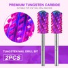 3/32" 2PCS Large Barrel Smooth Round Top Tungsten Carbide Nail