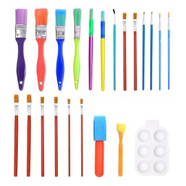 OVDGWC 20 Stücke Ölpinsel, 1 Stück, Kinderbürste, DIY -Kunstwerkzeugwerkzeug, Graffiti -Werkzeugpinsel, Kunstwerkzeug