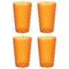 sourcing map 4Pcs Plastic Drinking Cups, Transparent Unbreakable Reusable Water