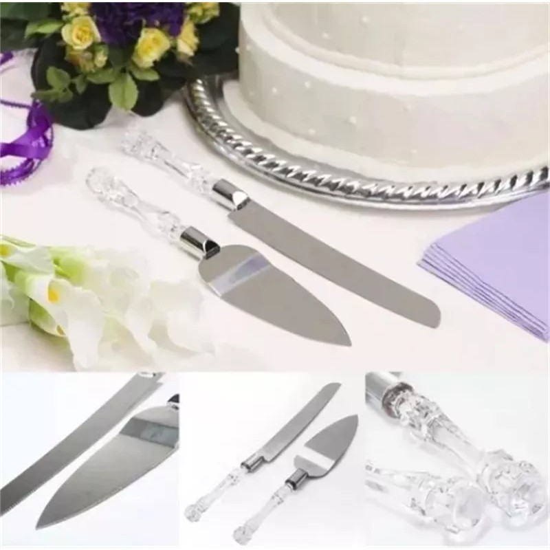 L&T Pala Y Cuchillo Pastel Cortador De Pizza Boda Bautizo