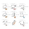 WDYJMALL Animal Cookie Cutters 9-Pc Set - Tiger Elephant Camel