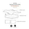 Colchas Elefantito Juego De Sábanas Matrimoniales Microfibra Soft Tela Satinada