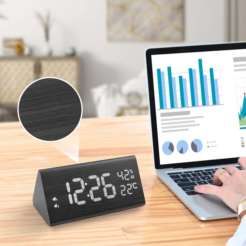 Digital Alarm Clocks for Bedrooms - Digital Clock Large Display,