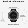 Digital Sports Watch 12 24 Hour Stopwatch Alarm Calendar Waterproof
