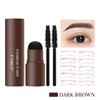 Eyebrow Stamp Stencil Kit, Waterproof Eye Brow Stamp Powder and
