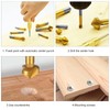 6-Piece 90° Countersink Set, HSS Countersink Set, Titanium Coating, Diameter