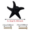 LLHDKF 6 Pack Starfish Shape Knobs Drawer Pulls Ocean Style