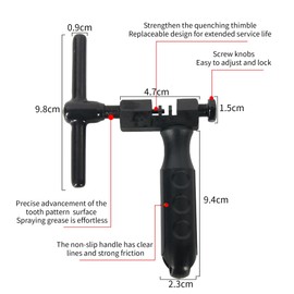 Universal Bicycle Chain Tool for 6 7 8 9 10 11 12 Speed Chains Link, Bike Chain Breaker Tool,Bike Chain Tool with Spare Replaceable Pins, Chain Link Removal Tool, Chain Breaker