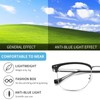 SooGree Blue Light Blocking Glasses Men Women Half Frame UV400