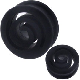 2 gauges 6mm 00g plugs ear gauges gauge tunnels plug earring ears women men silicone 2g 2 gauge 6mm