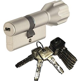 ABUS EC550 Profile Knob Cylinder Length 30 / 50 mm with 8 Keys
