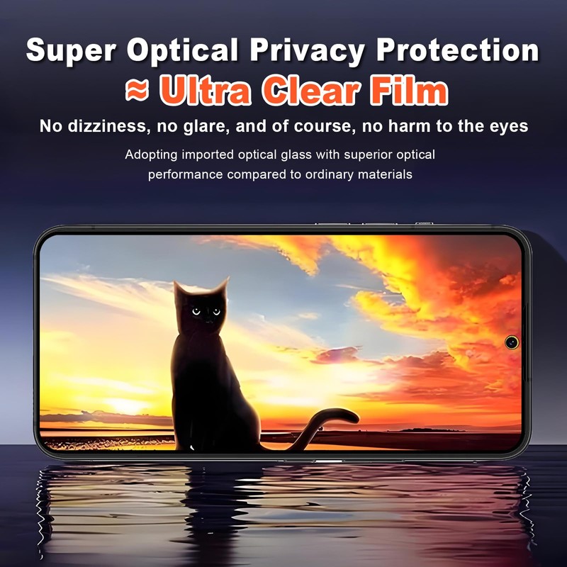 BSUWIN 2 Pack Privacy Screen Protector for Moto G Stylus