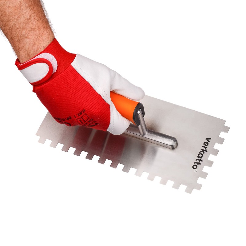 Mivos Professional Smoothing Trowel 10 x 10 mm - Stainless