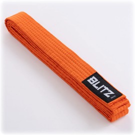 Blitz Plain Coloured Lightweight Belt - Orange - 280cm