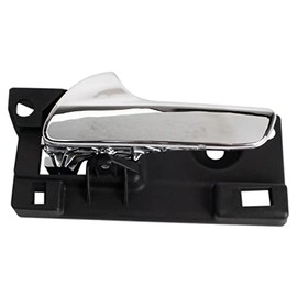TRQ Driver Side Interior Door Handle Chrome Compatible with 2011-2019 Dodge Durango Jeep Grand Cherokee