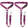 SlowTon Dog Seat Belt, 2 Pack Harness Seatbelt Adjustable With