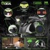 GREEN DEVIL Matrix Full Brim Hard Hat with Headlight Vented