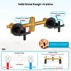 gotonovo 2 Handles Tub Shower Faucet Set,Bathtub Faucet Set with