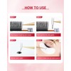 NAGARAKU 2D UU Eyelashes, Double Tips, Parallel U-Shape, Volume Fans,