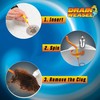 FlexiSnake Drain Weasel Sink Snake Hair Clog Remover Tool, Pipe,