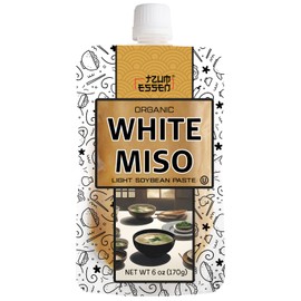 White Miso Paste (Shiro) Umami filled Soup base. Vegan, Kosher & Gluten Free 170g | With Resealable cap
