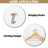 AddGrace 4 Pack Shelf Brackets Wall Mounted Gold Shelf Brackets