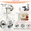 Aotuse 4Pcs Suction Cup Hooks 360° Rotating Heavy Duty Hanging