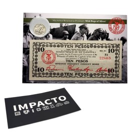WW2 World Currency - 3 Banknotes Used During The World War 2 by The Guerrilla (Philippines 1941-1945) - The Death Sentence Money, Certificate of Authenticity Included.