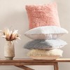 NordECO HOME Luxury Soft Faux Fur Fleece Cushion Cover Pillowcase