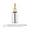 alfi 0457205100 Flaschenkühler Vino, Edelstahl mattiert