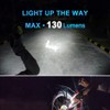 LUMINTOP Tool AAA Waterproof Flashlight, 130 Lumens, IPX-8, TIR Lens,
