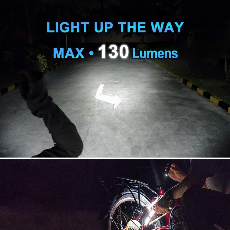 LUMINTOP Tool AAA Waterproof Flashlight, 130 Lumens, IPX-8, TIR Lens,