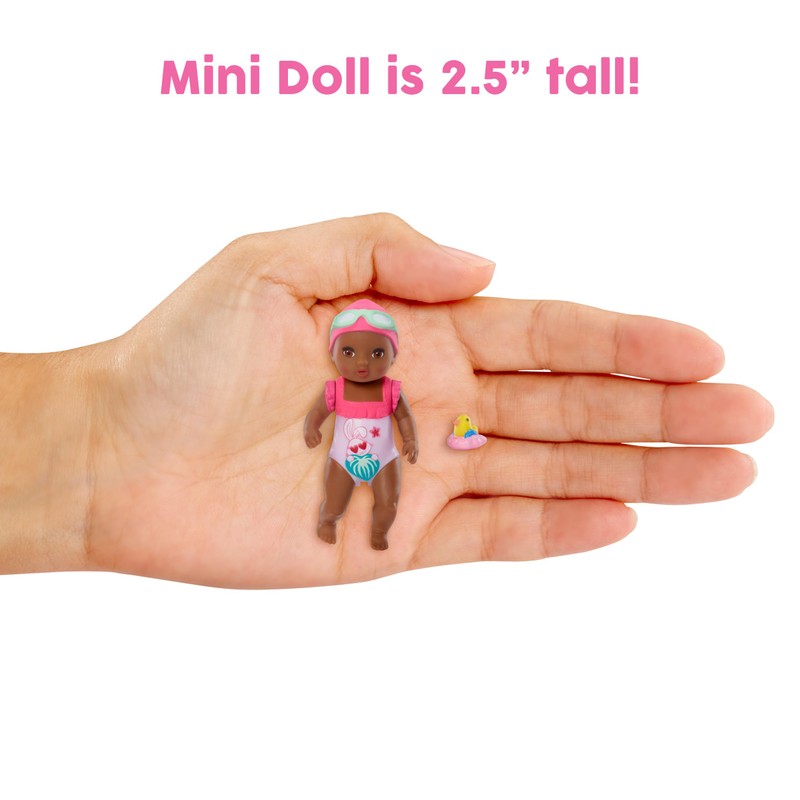Baby Born MINIS Playset - Deep Skin Tone Doll with