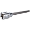 T40 3/8" Drive Extra Long 110mm Tamperproof Tamper Torx Star