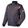 Polaris Mens Titan Snowmobile Jacket Insulated Waterproof Snocross Grey/Orange -