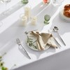 Mysky Home Square Tablecloth 54x54 Inch White Tablecloth Washable Polyester