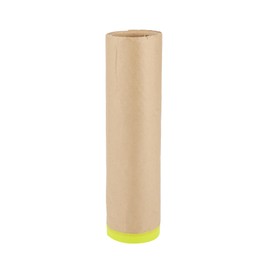 TUCKBOLD Pre-coated masking paper for painting motor vehicles, brown green, 1 piece 60 x 1500 cm / 49.21 ft x 23.62 kraft paper