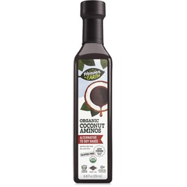 Heaven & Earth Organic Coconut Aminos, 8.4 oz | Soy Free | Paleo Friendly | Low Sodium | Soy Sauce Replacement | Kosher (Including Passover)