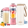 Portable Blender with Insulated Sleeve - Personal Juicer 20 Oz