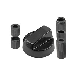 Find A Spare Universal Black Control Switch Knobs For All Makes And Models Of Ovens Cookers Hobs Pack of 4