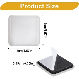 6pcs Self Adhesive Beige Furniture Sliders Easy Gliders for Furniture 1.5 inches Moving Men Sliders Reusable Moving Pads Furnitures for Hardwood Floors