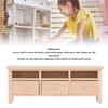 Miniature TV Cabinet Simulation Drawers Design Decorative Wooden Furniture Model